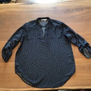 Lush animal print blouse